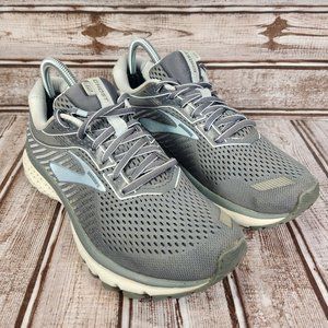 BROOKS GHOST 12 Women's Size 8 Gray Athletic Running Shoe Sneaker Comfort